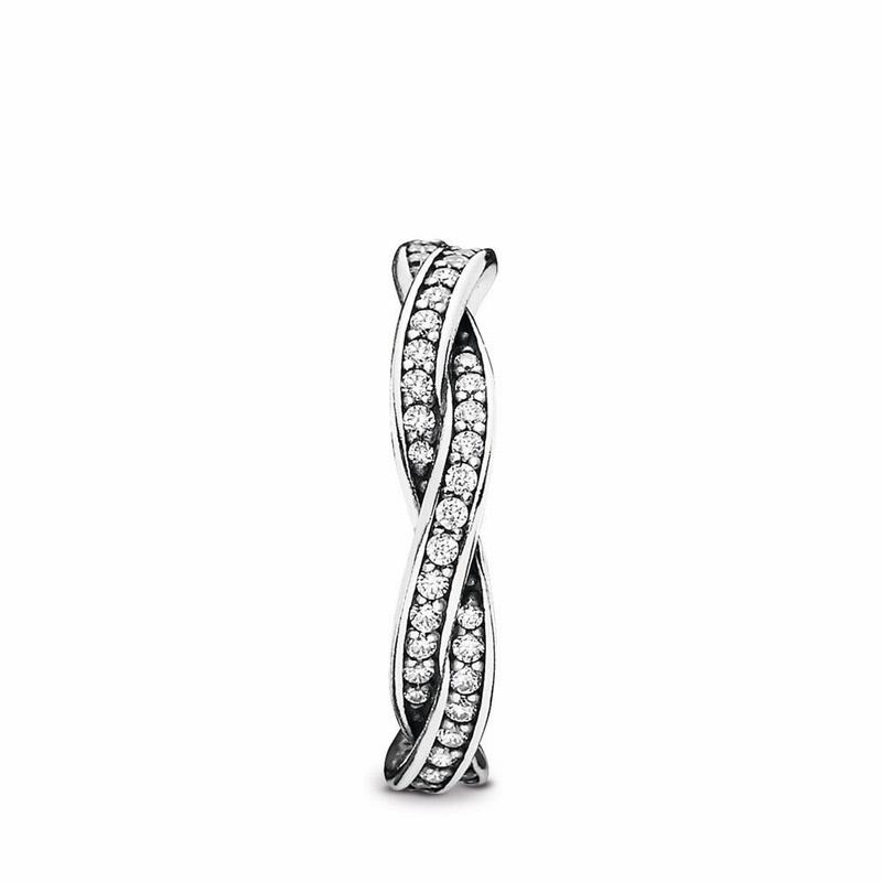 Pandora Twist Of Fate Stackable Ring Online NZ, Sterling Silver (291354-KHF)